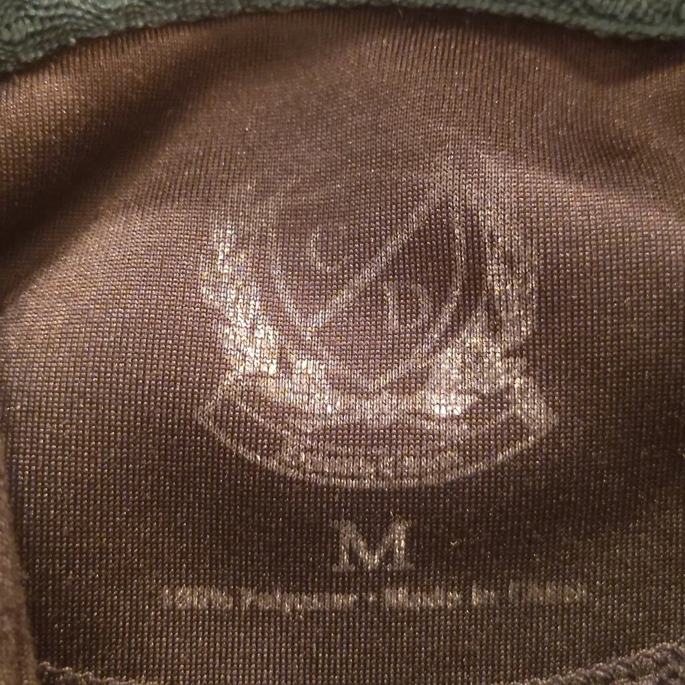 Oregon University Hoodie, C/D Men , Black+Green Satin+Yellow  Logo, Pckts,M - Picture 10 of 11